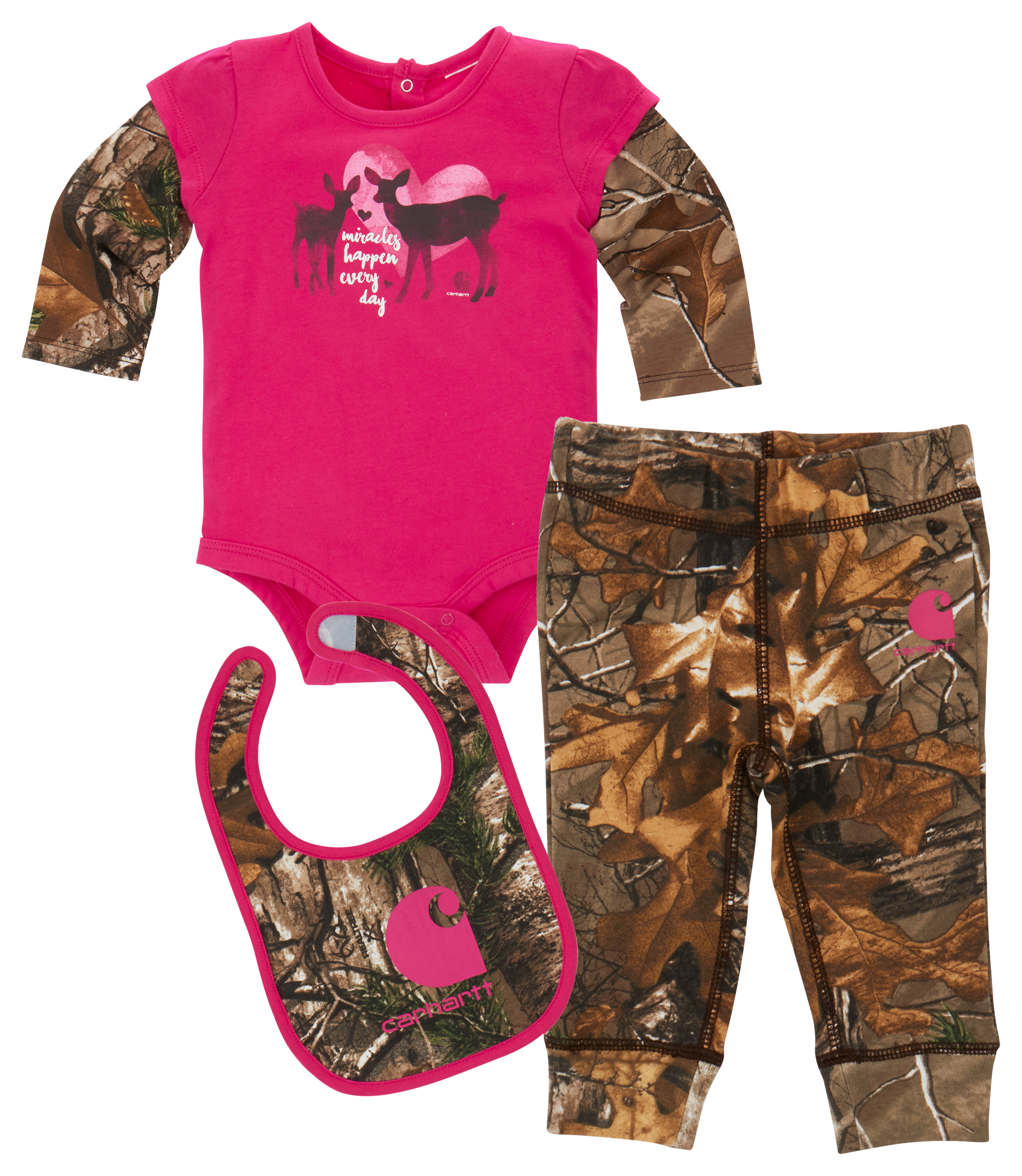 Carhartt Camo 3-Piece Gift Set for Baby Girls | Bass Pro Shops